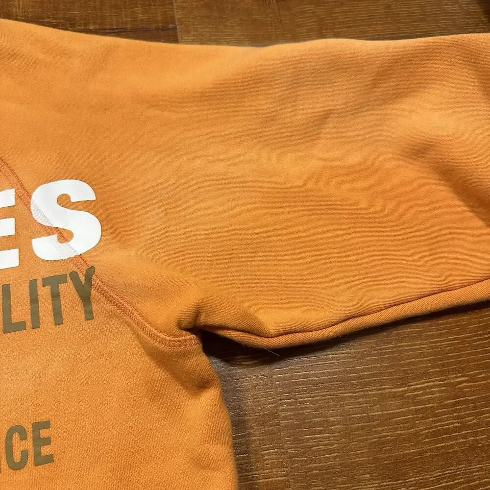 Pleasures Oversized Sweatshirt Mens S Orange Pullover Sweater Relaxed Fit City